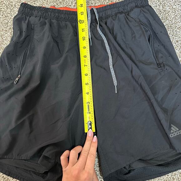 ADIDAS Men's AEROREADY Running Short 7" Size L In Black - Picture 5 of 9